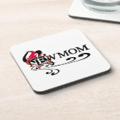 Gothic Heart New Ma T-shirts en cadeautjes Bier Onderzetter (Linkerzijde)