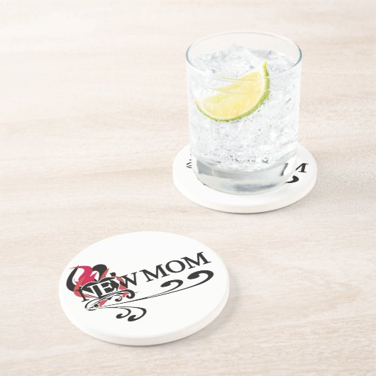 Gothic Heart New Ma T-shirts en cadeautjes Zandsteen Onderzetter (Zijkant)