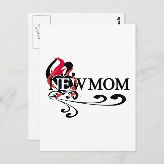 Gothic Heart New Mam Tshirts en Gifts Briefkaart (Voorkant / Achterkant)