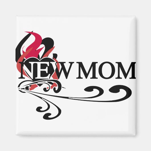 Gothic Heart New Mam Tshirts en Gifts Magneet (Voorkant)