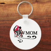 Gothic Heart New Mama Sleutelhanger (Voorkant)