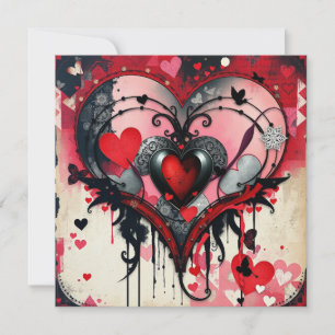 Gothic Heart Note Kaart
