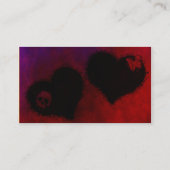 Gothic Heart Reception Kaarten (Achterkant)