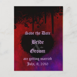 Gothic Heart Save the Date Briefkaart