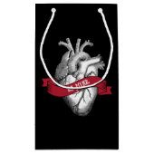 Gothic Heart Valentijnsdag Klein Cadeauzakje (Achterkant)