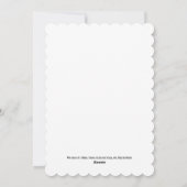 Gothic Heart Valentine Flat Greeting Card Feestdagenkaart (Achterkant)