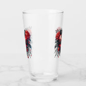 Gothic Heart Valentine Glass Tumbler (Links)