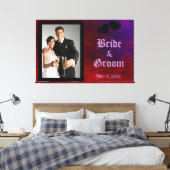 Gothic Heart Wedding Keepomwille Canvas (Insitu (Slaapkamer))
