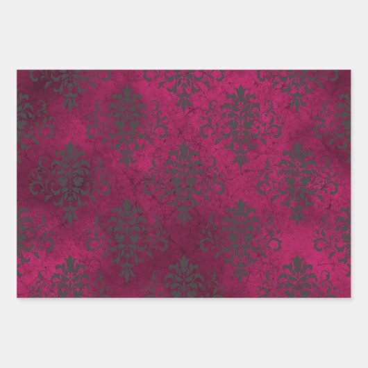 Gothic Heart Wrapping Paper Sheets (Voorkant 2)