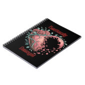 Gothic Heartbreak en Rozen Notitieboek (Linkerzijde)