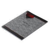 Gothic Hearts and Rozen Elegant Wedding Journal Notitieboek (Linkerzijde)