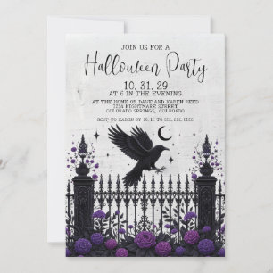 Gothic Hek Halloween Feest Uitnodiging