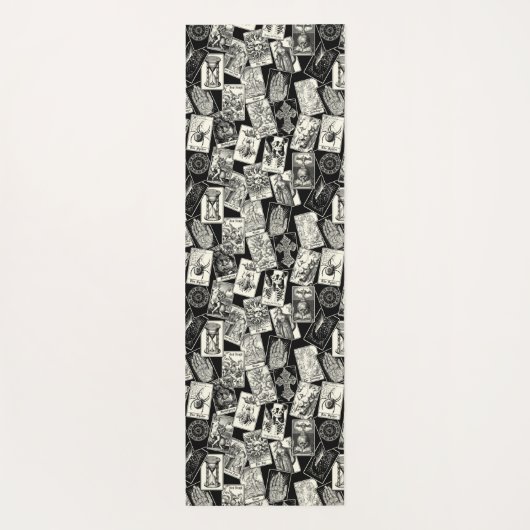 Gothic heks hekserij apotheek tarot Kaarten thr Yogamat (Achterkant)