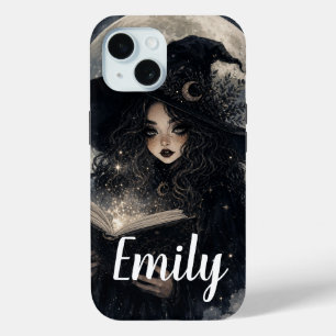 Gothic Heks Natuur Volle Maan Design iPhone 15 Case