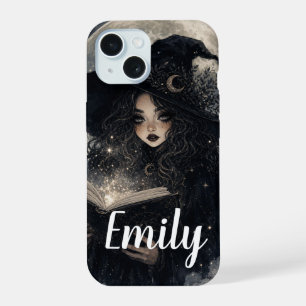 Gothic Heks Natuur Volle Maan Design iPhone 15 Case