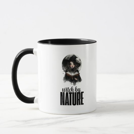 Gothic Heks Natuur Volle Maan Design || mok (Links)