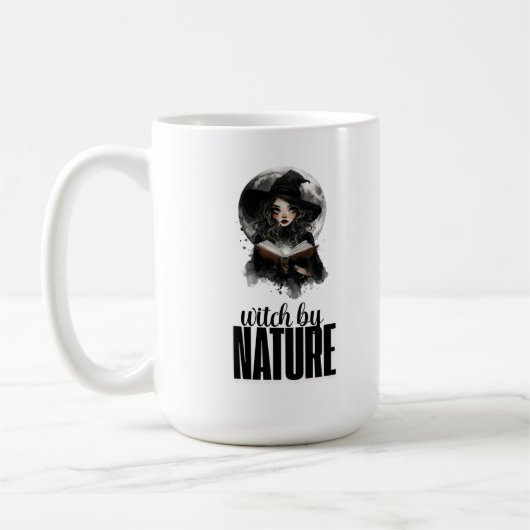 Gothic Heks Natuur Volle Maan Ontwerp || mok (Links)