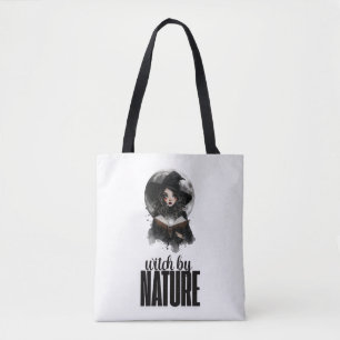 Gothic Heks Natuur Vollemaan ontwerp boodschapp Tote Bag