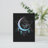 Gothic heks Roos Briefkaart (Staand voorkant)