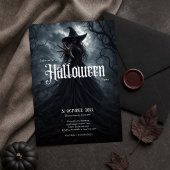 Gothic Heksen Halloween Feest Uitnodiging