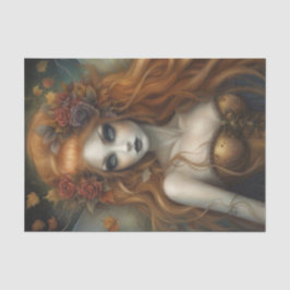 Gothic Herfst Herfst Fairy Decoupage Papier
