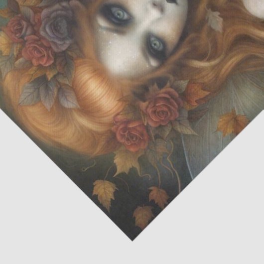 Gothic Herfst Herfst Fairy Decoupage Papier (Detail)