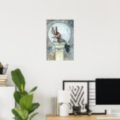 Gothic Herfst Sprookjesmaan Poster van Molly Harri (Thuiskantoor)