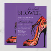 Gothic hoge hak schoen halloween Vrijgezellenfeest Kaart (Voorkant / Achterkant)