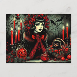 Gothic Holiday Greetings Briefkaart