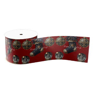 Gothic Holidays Ribbon Grosgrain Lint