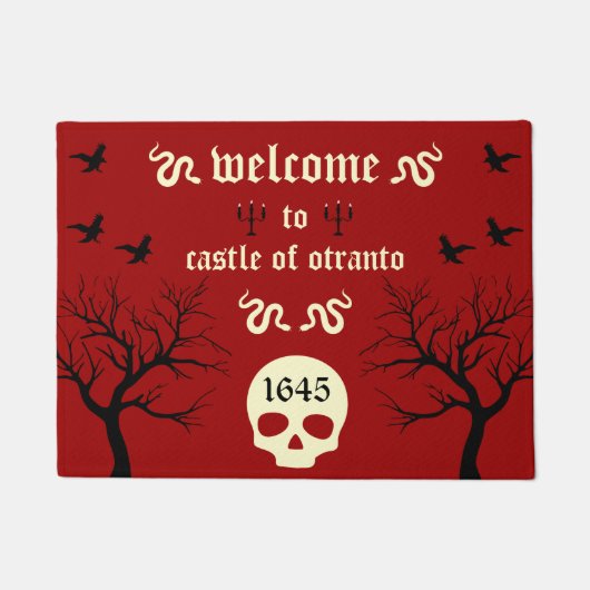 Gothic Home Decor Voorkant Deurmat (Voorkant)
