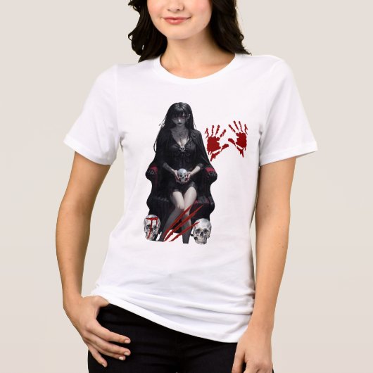 Gothic Horror Anime T-shirt (Voorkant)