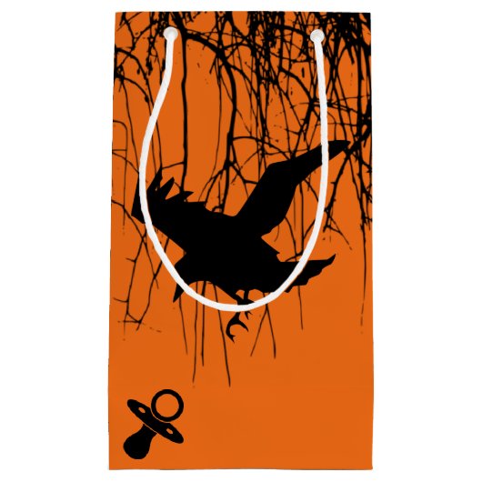 Gothic-Horror-Baby shower Klein Cadeauzakje (Voorkant)