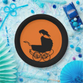 Gothic-Horror-Baby shower Papieren Bordje (Feest)