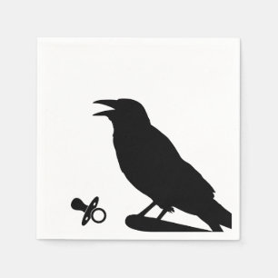 Gothic-Horror-Baby shower Servet