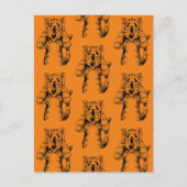 GOTHIC HORROR CAT DRAMA, IEMAND VERPLAATSTE KATTEN BRIEFKAART (Voorkant)