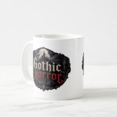 Gothic Horror fictie liefhebber Koffiemok (Voorkant links)