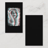 Gothic Horror Girl Gothic occult aesthetische donk Visitekaartje (Voorkant / Achterkant)