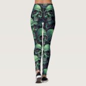 Gothic Horror Halloween Leggings (Achterkant)
