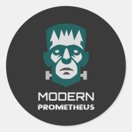 Gothic Horror Monster Donkere Fantasy Ronde Sticker