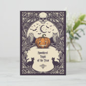 Gothic Horror Party Uitnodiging (Staand voorkant)