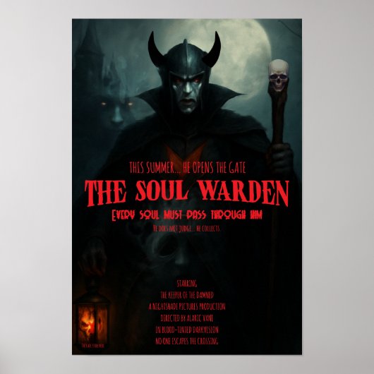 Gothic Horror Poster Zielbewaker Muurkunst Poster (Voorkant)