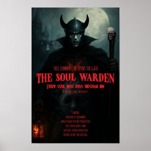 Gothic Horror Poster Zielbewaker Muurkunst Poster (Voorkant)