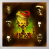 Gothic Horror Skeletons Poster (Voorkant)