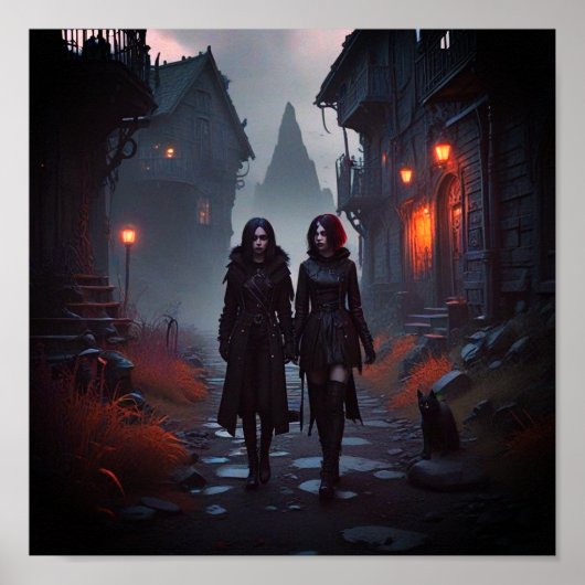 Gothic Houd of ontwerp uw eigen Poster (Voorkant)