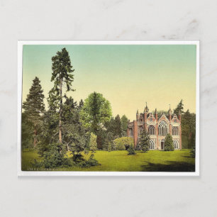 Gothic House I, park Worlitz, Anhalt, Duitsland te Briefkaart