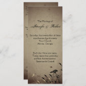 Gothic House Wedding Programme Programmakaart (Voorkant / Achterkant)