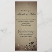 Gothic House Wedding Programme Programmakaart (Voorkant)