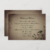  Gothic House Wedding Rehearsal Dinner Kaart (Voorkant / Achterkant)