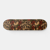 Gothic Huid- en Rozen Graffiti patroon Persoonlijk Skateboard (Horizontaal)